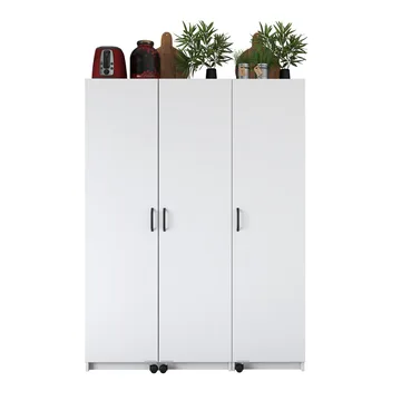 Mardal Förvaringsskåp 135x180x42 cm - Vit - Förvaring - Skåp - Köksskåp - Högskåp