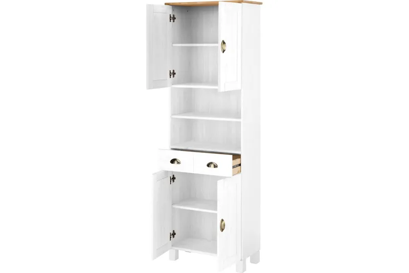 Moglielle Högskåp - Vit - Förvaring - Skåp - Köksskåp - Högskåp