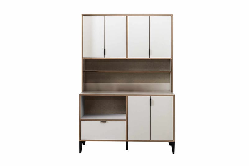 Olyros Förvaringsmöbel 127x190 cm, Vit