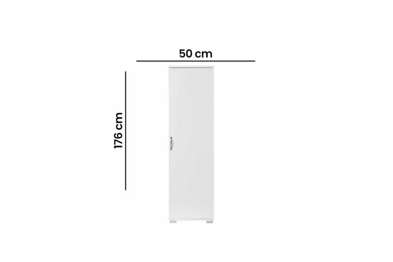 Ranko Högskåp 176 cm - Vit - Förvaring - Skåp - Köksskåp - Högskåp