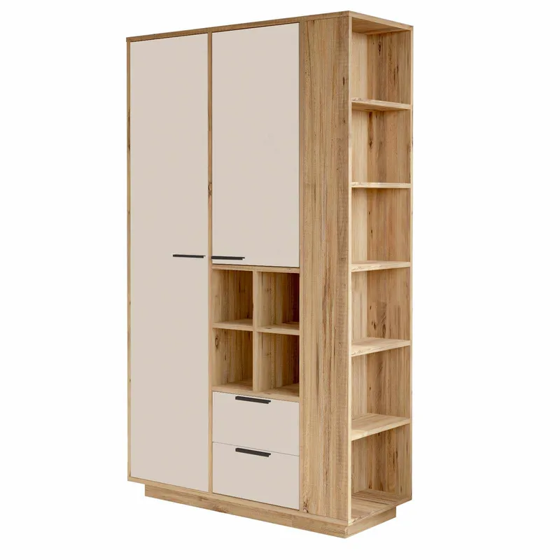 Sarnor Multifunktionsskåp 110x190x45 cm, Atlantic Pine