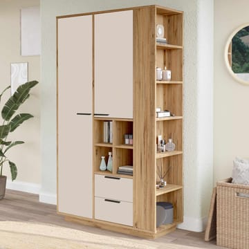 Sarnor Multifunktionsskåp 110x190x45 cm - Atlantic Pine - Förvaring - Skåp - Köksskåp - Högskåp