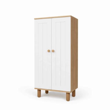 Seynor Multifunktionsskåp 60x129x37 cm - Vit och valnöt - Förvaring - Skåp - Köksskåp - Högskåp