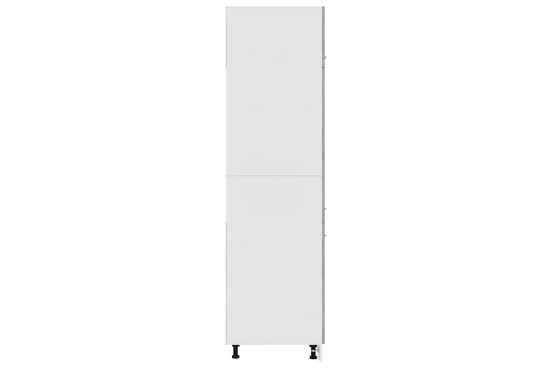 Skåp för kylskåp betonggrå 60x57x207 cm spånskiva - Grå - Köksskåp - Väggskåp