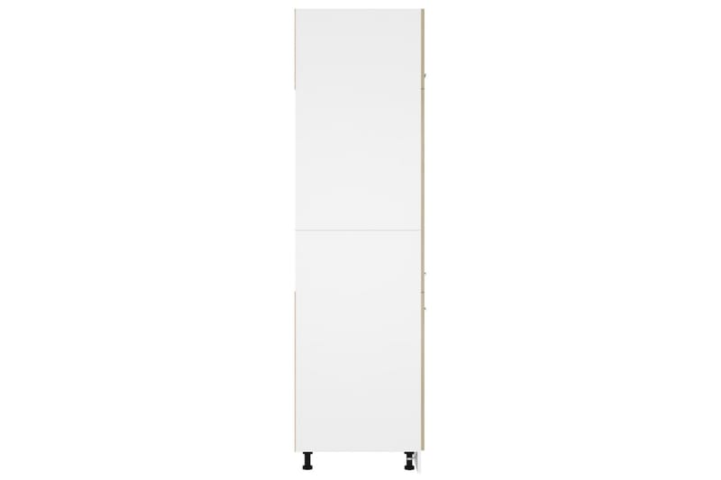 Skåp för kylskåp sonoma-ek 60x57x207 cm spånskiva - Brun - Förvaring - Skåp - Köksskåp