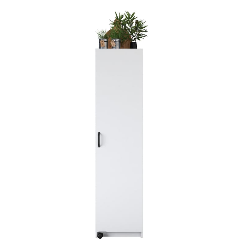 Tavren Multifunktionsskåp 45x180x42 cm - Vit - Förvaring - Skåp - Köksskåp - Högskåp