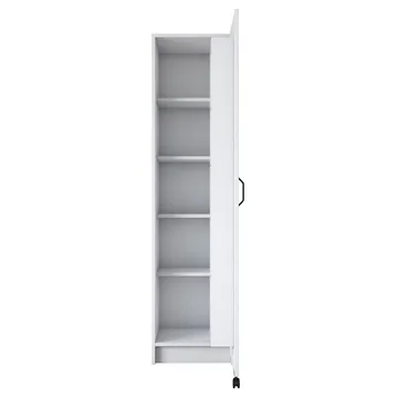 Tavren Multifunktionsskåp 45x180x42 cm - Vit - Förvaring - Skåp - Köksskåp - Högskåp