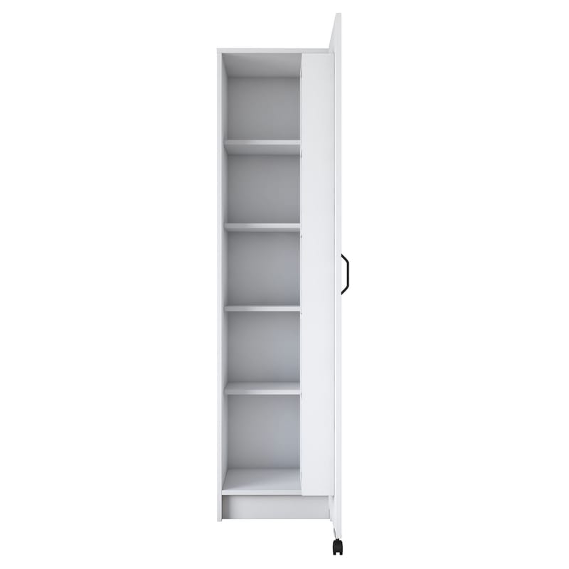 Tavren Multifunktionsskåp 45x180x42 cm - Vit - Förvaring - Skåp - Köksskåp - Högskåp