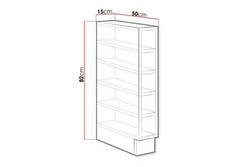Templemore Köksskåp 15 cm - Brun - Förvaring - Skåp - Köksskåp