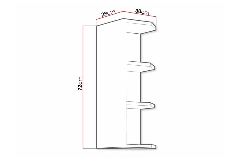 Templemore Köksskåp 30 cm Vit - Förvaring - Skåp - Köksskåp