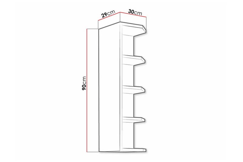 Templemore Köksskåp 30 cm Vit - Förvaring - Skåp - Köksskåp