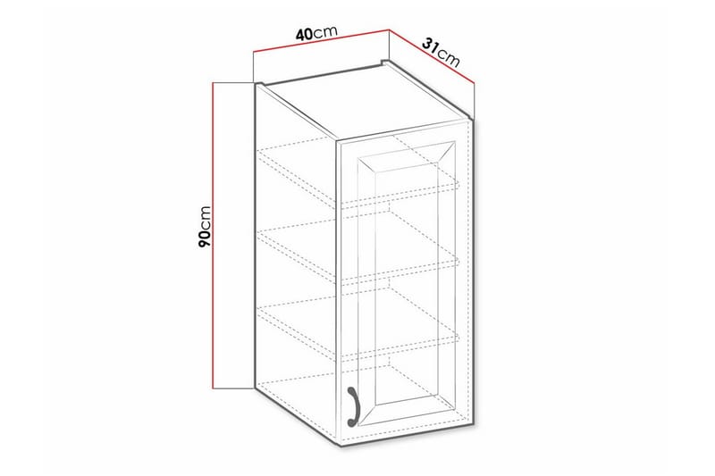 Templemore Köksskåp 40 cm - Förvaring - Skåp - Köksskåp