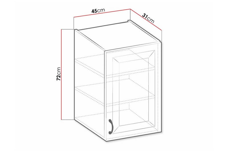 Templemore Köksskåp 45 cm - Förvaring - Skåp - Köksskåp