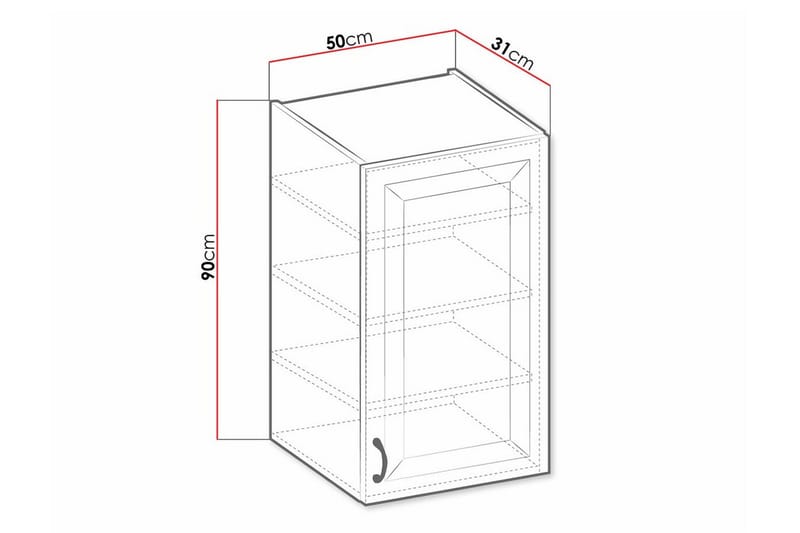 Templemore Köksskåp 50 cm - Förvaring - Skåp - Köksskåp