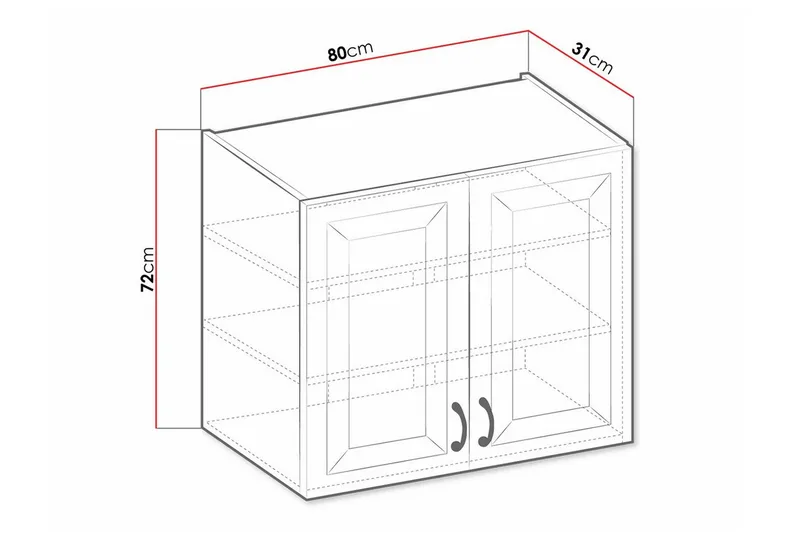 Templemore Köksskåp 80 cm - Förvaring - Skåp - Köksskåp