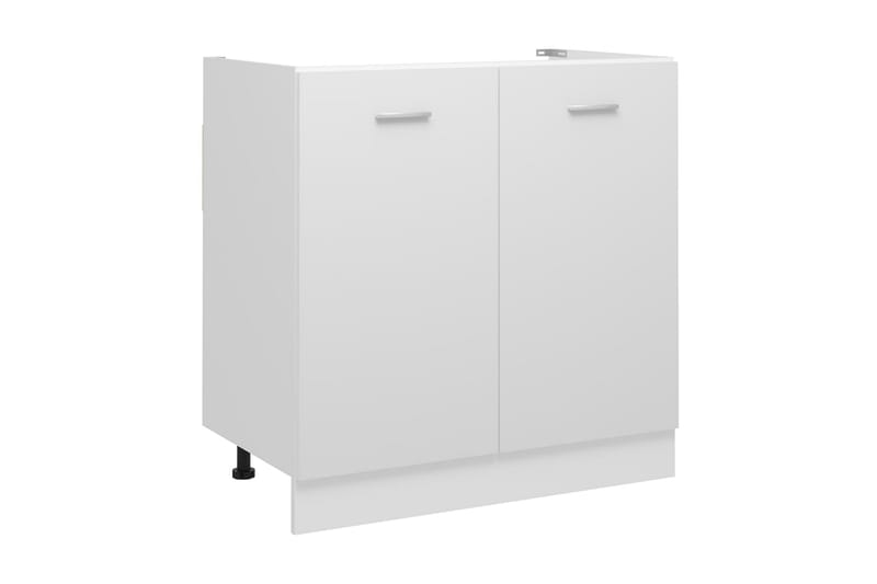 Underskåp för diskho vit 80x46x81,5 cm spånskiva - Vit - Förvaring - Skåp - Köksskåp
