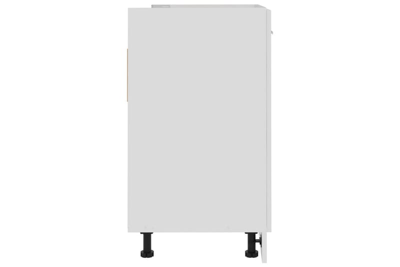 Underskåp för diskho vit högglans 80x46x81,5 cm spånskiva - Vit - Förvaring - Skåp - Köksskåp