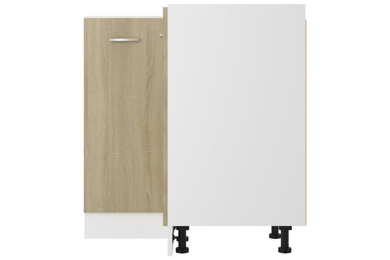 Underskåp hörn sonoma-ek 75,5x75,5x80,5 cm spånskiva - Brun - Förvaring - Skåp - Köksskåp