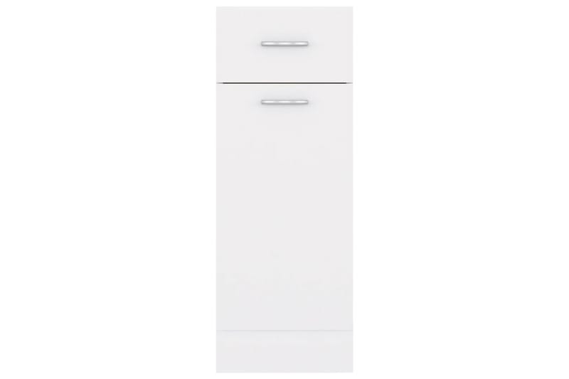 Underskåp med låda vit 30x46x81,5 cm spånskiva - Vit - Förvaring - Skåp - Köksskåp