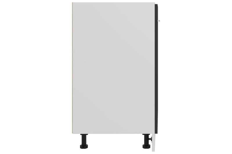 Underskåp svart 60x46x81,5 cm spånskiva - Svart - Förvaring - Skåp - Köksskåp