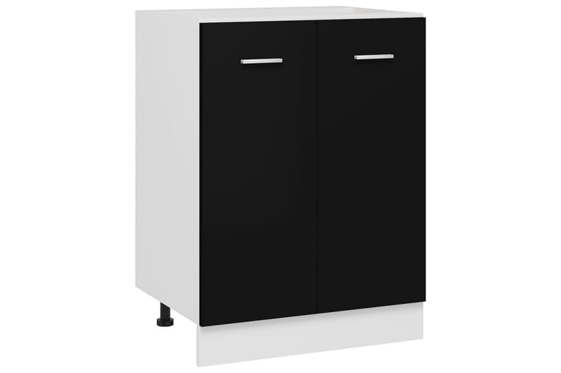 Underskåp svart 60x46x81,5 cm spånskiva - Svart - Förvaring - Skåp - Köksskåp