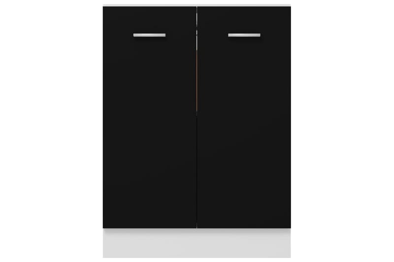 Underskåp svart 60x46x81,5 cm spånskiva - Svart - Förvaring - Skåp - Köksskåp