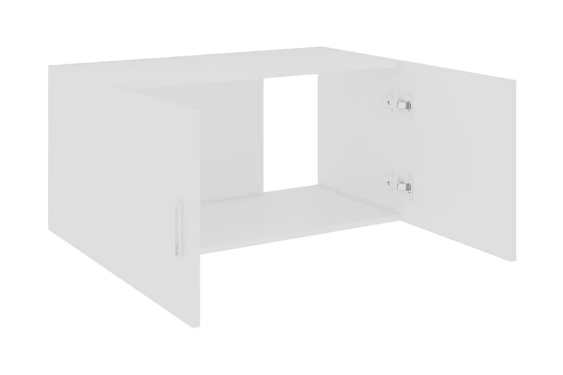 Väggmonterat skåp vit 80x39x40 cm spånskiva - Vit - Förvaring - Skåp - Köksskåp