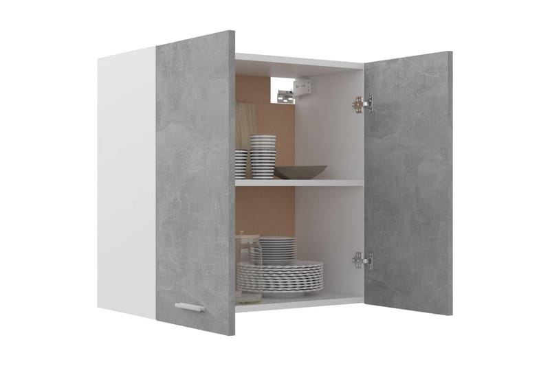 Väggskåp betonggrå 60x31x60 cm spånskiva - Grå - Förvaring - Skåp - Köksskåp