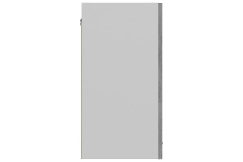Väggskåp betonggrå 60x31x60 cm spånskiva - Grå - Köksskåp - Väggskåp