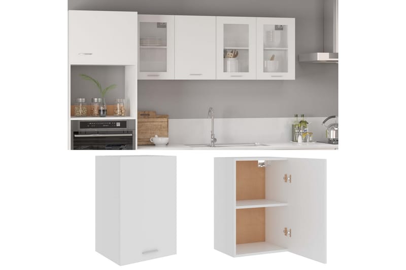 Väggskåp vit 39,5x31x60 cm spånskiva - Vit - Förvaring - Skåp - Köksskåp
