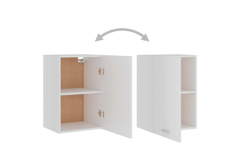 Väggskåp vit 39,5x31x60 cm spånskiva - Vit - Förvaring - Skåp - Köksskåp