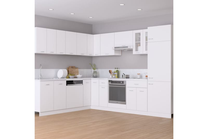 Väggskåp vit 60x31x60 cm spånskiva - Vit - Förvaring - Skåp - Köksskåp