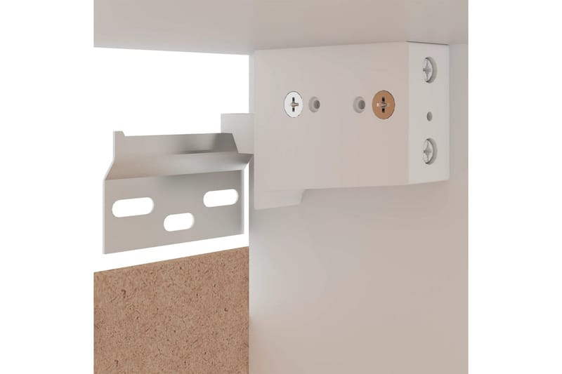 Väggskåp vit högglans 80x31x60 cm spånskiva - Vit - Förvaring - Skåp - Köksskåp