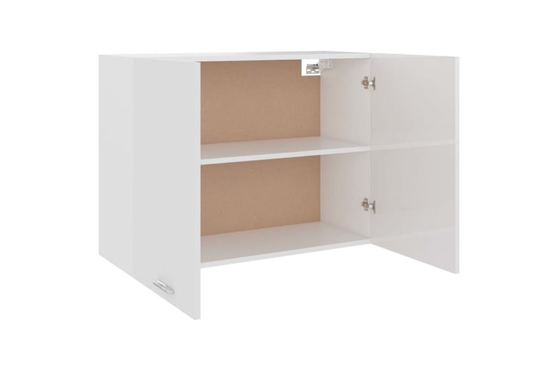 Väggskåp vit högglans 80x31x60 cm spånskiva - Vit - Förvaring - Skåp - Köksskåp