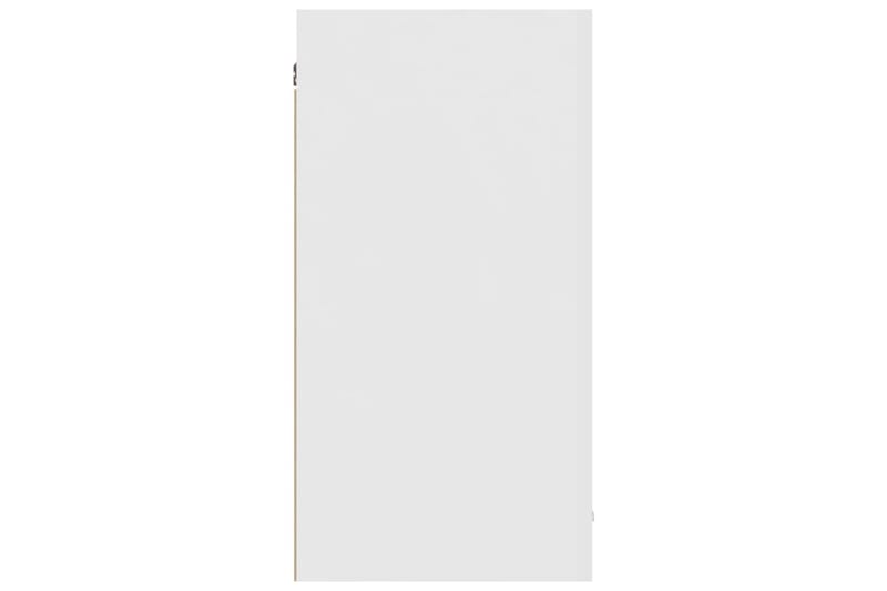 Väggskåp vit högglans 80x31x60 cm spånskiva - Vit - Förvaring - Skåp - Köksskåp