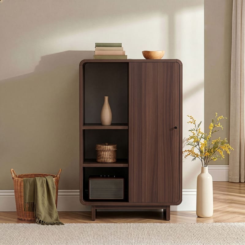 Wavio Multifunktionsskåp 70x110x34 cm - Milano Walnut - Förvaring - Skåp - Köksskåp - Högskåp