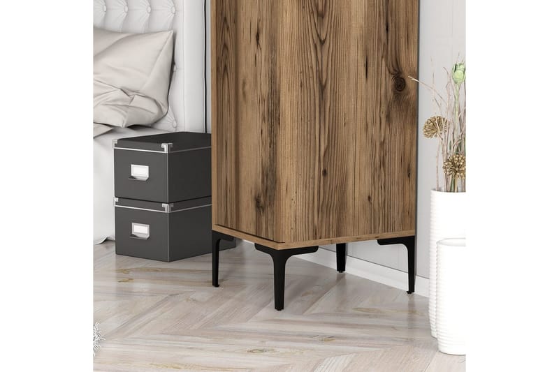 Kumsal Garderobsskåp 40x47,5 cm - Valnöt - Förvaring - Skåp - Garderobsskåp