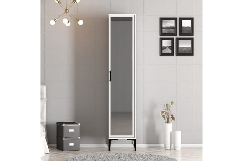 Kumsal Garderobsskåp 40x47,5 cm - Vit - Förvaring - Skåp - Garderobsskåp