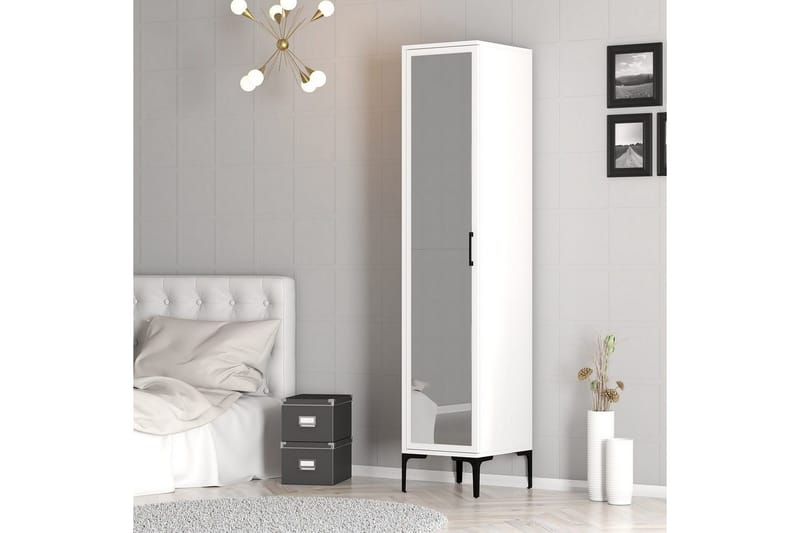 Kumsal Garderobsskåp 40x47,5 cm - Vit - Förvaring - Skåp - Garderobsskåp