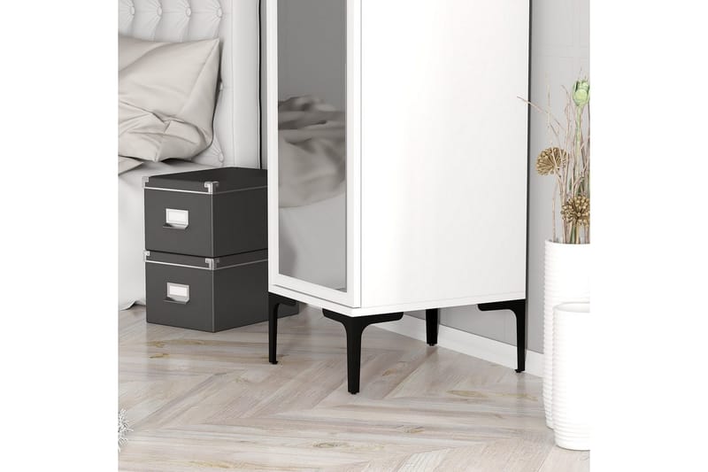 Kumsal Garderobsskåp 40x47,5 cm - Vit - Förvaring - Skåp - Garderobsskåp