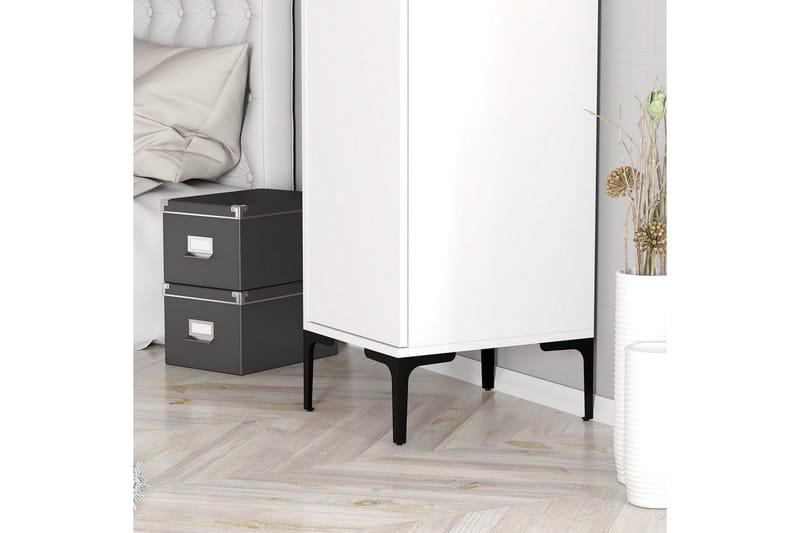 Kumsal Garderobsskåp 40x47,5 cm - Vit - Förvaring - Skåp - Garderobsskåp