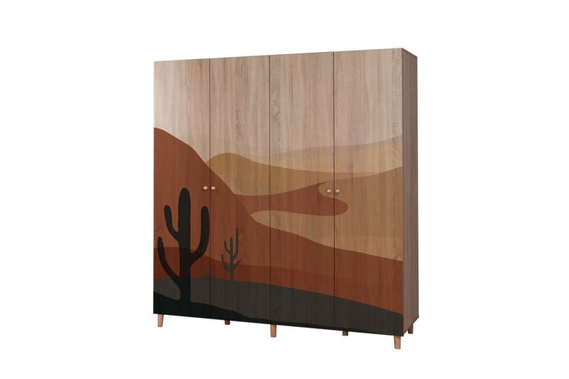 Loni Garderobsskåp 180x192 cm - Förvaring - Skåp - Garderobsskåp