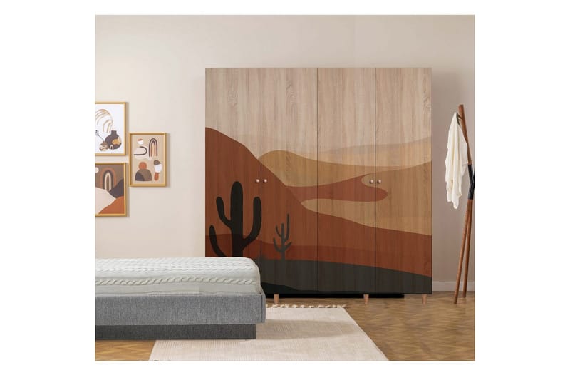 Loni Garderobsskåp 180x192 cm - Förvaring - Skåp - Garderobsskåp