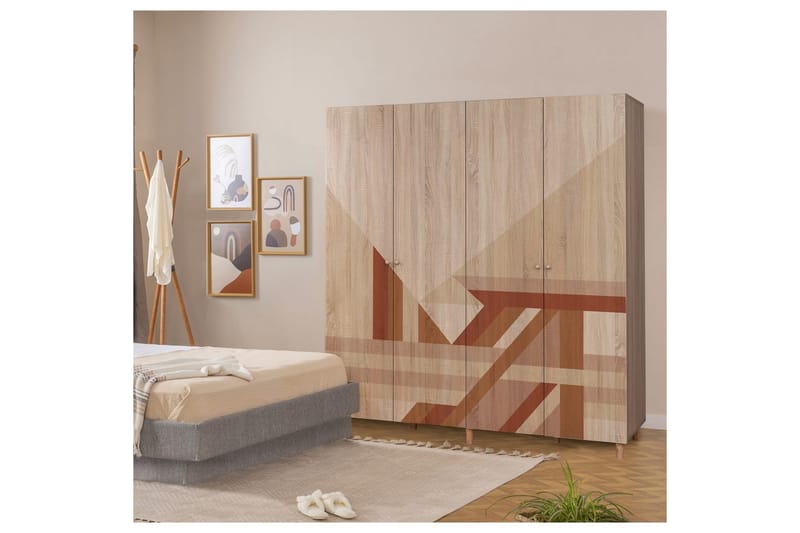 Loni Garderobsskåp 180x192 cm - Förvaring - Skåp - Garderobsskåp