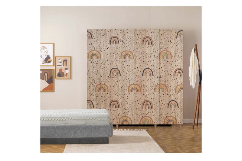 Loni Garderobsskåp 180x192 cm - Förvaring - Skåp - Garderobsskåp