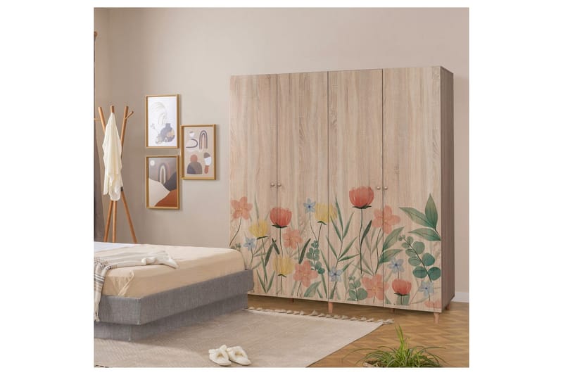 Loni Garderobsskåp 180x192 cm - Förvaring - Skåp - Garderobsskåp