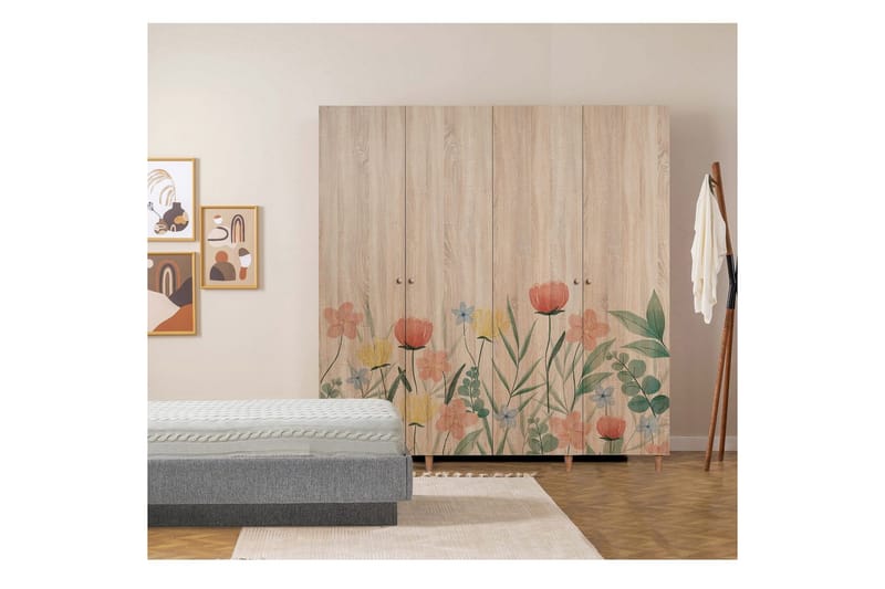 Loni Garderobsskåp 180x192 cm - Förvaring - Skåp - Garderobsskåp