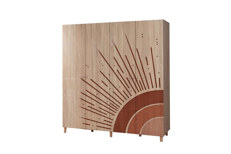 Loni Garderobsskåp 180x192 cm - Förvaring - Skåp - Garderobsskåp