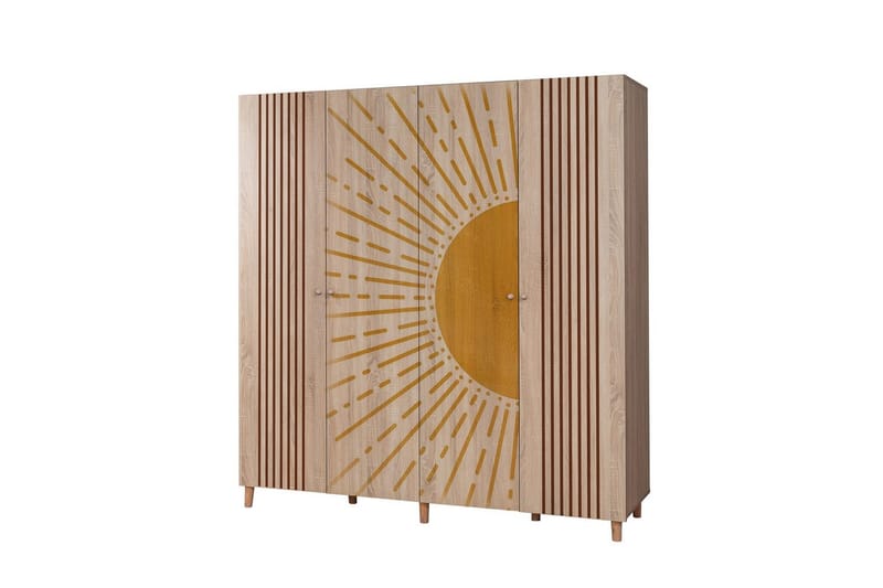 Loni Garderobsskåp 180x192 cm - Förvaring - Skåp - Garderobsskåp