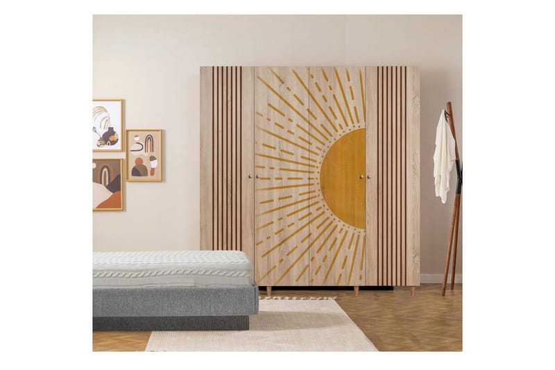 Loni Garderobsskåp 180x192 cm - Förvaring - Skåp - Garderobsskåp